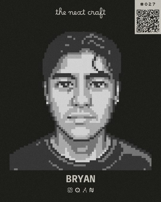 Bryan's participant badge