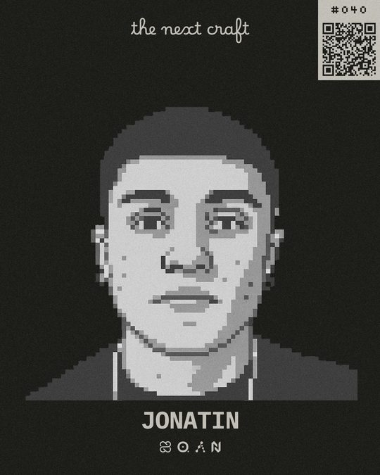 Jonatin's participant badge