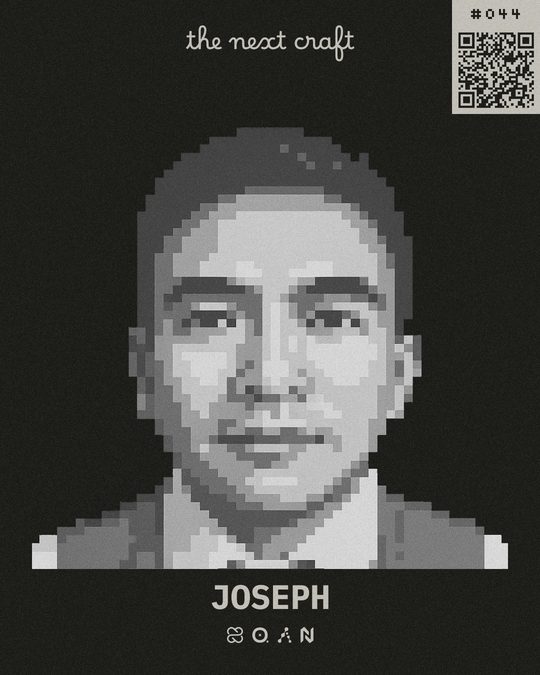 Joseph's participant badge