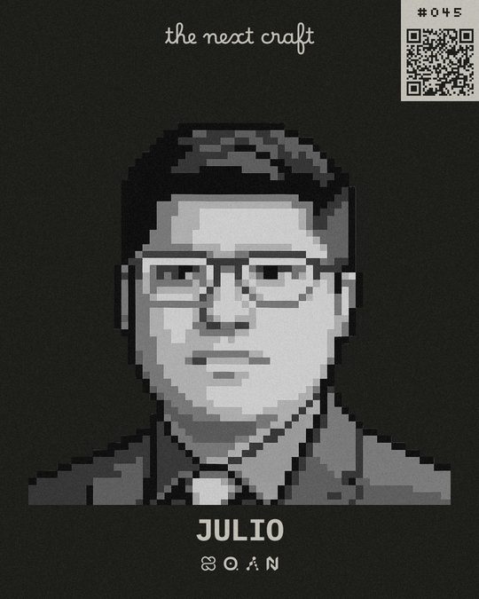 Julio's participant badge