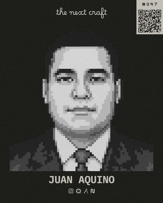 Juan Aquino's participant badge