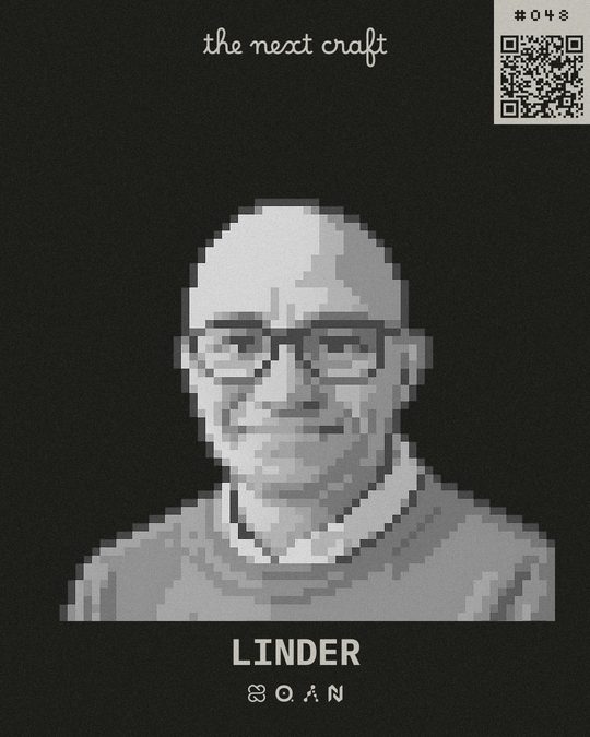 Linder's participant badge