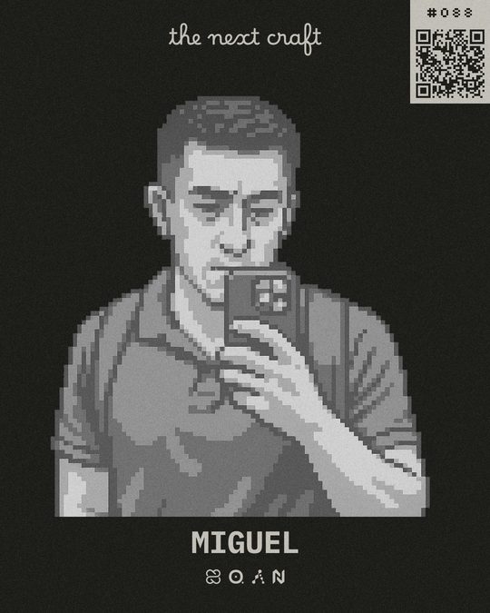 Miguel's participant badge