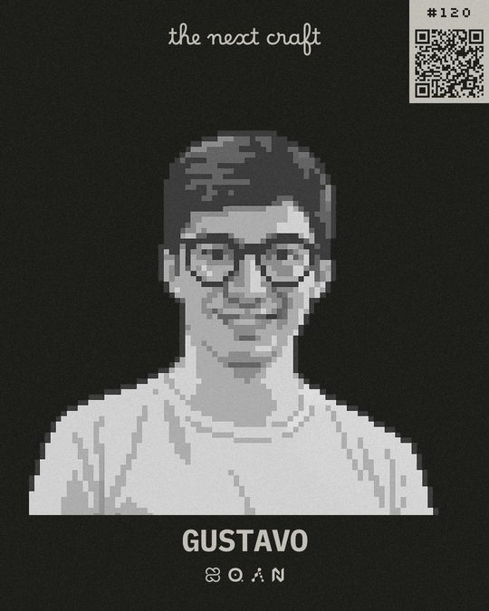 Gustavo's participant badge