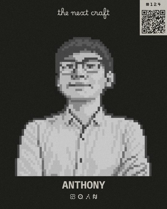 Anthony's participant badge