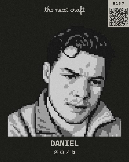 Daniel's participant badge
