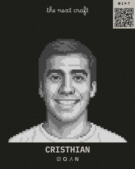 Cristhian's participant badge