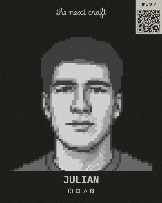 Julian's participant badge