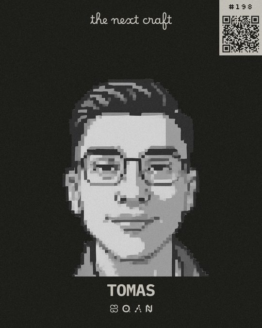 Tomas's participant badge