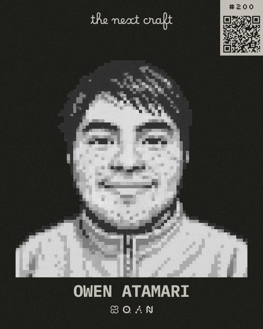 Owen Atamari's participant badge