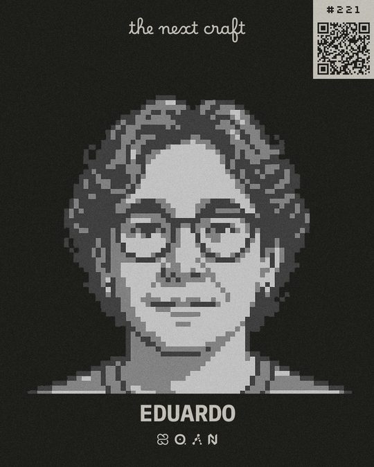 Eduardo's participant badge