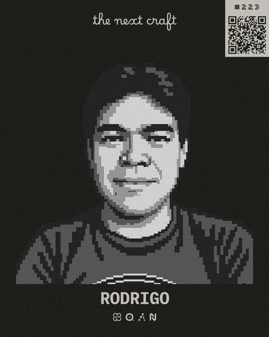 Rodrigo's participant badge
