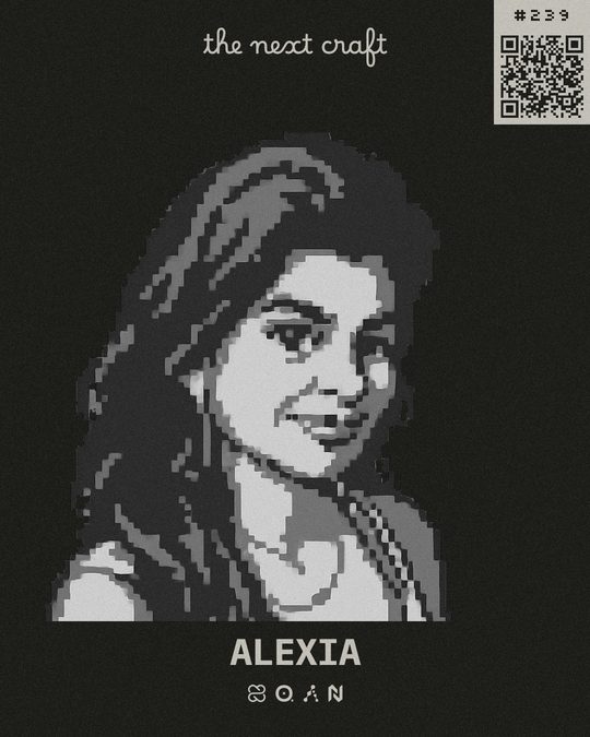 Alexia's participant badge