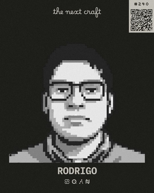 Rodrigo's participant badge